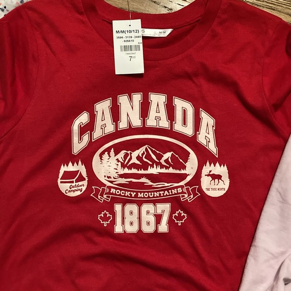 Size 10 3 pack of tees. In great shape. One still has the tags on. - Picture 3 of 4